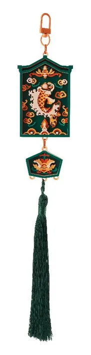 Lý Ngư Khánh Xanh Lá — móc khóa in 3D của CNHD